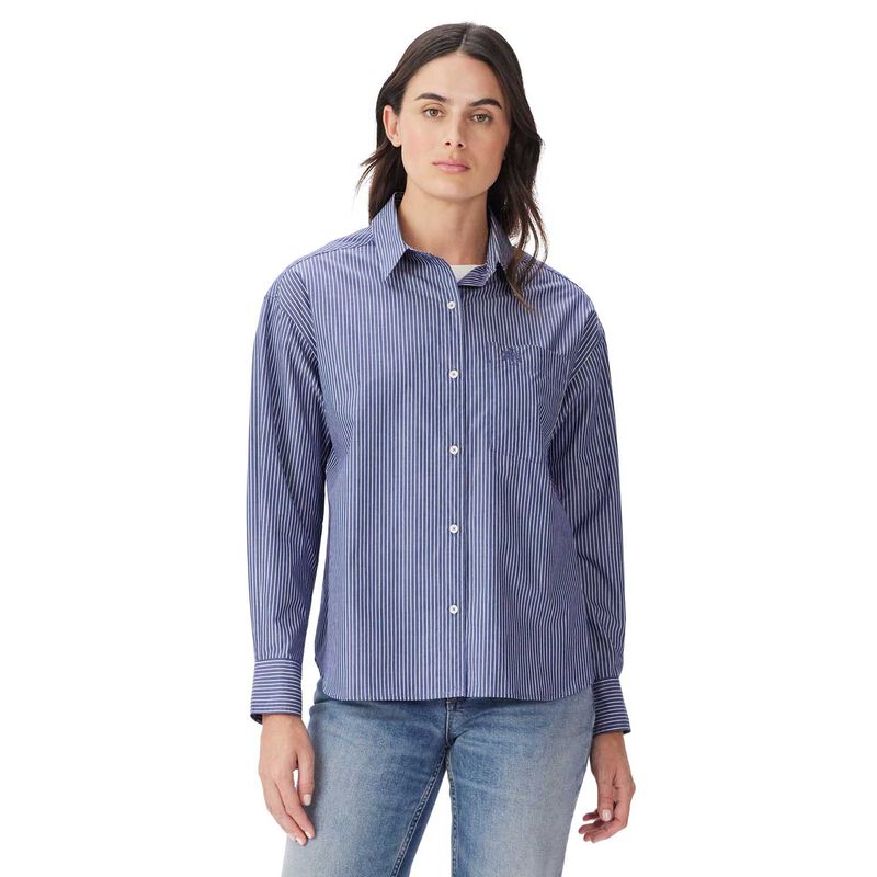 R.M. Williams Hopeland Stripe Linen Shirt image number 0